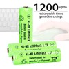 1.2 Volts AA NIMH 900mAh Rechargeable Batteries,Pre-Charged 4 Packs Double
