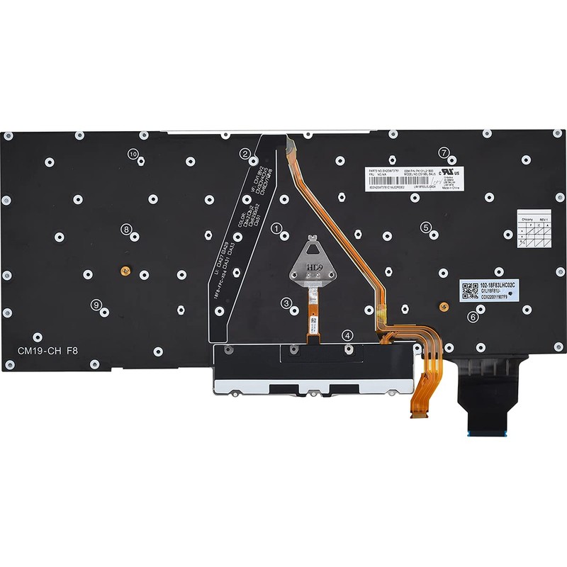 Replacement Keyboard for Lenovo ThinkPad X1 Carbon Gen 7th 2019,