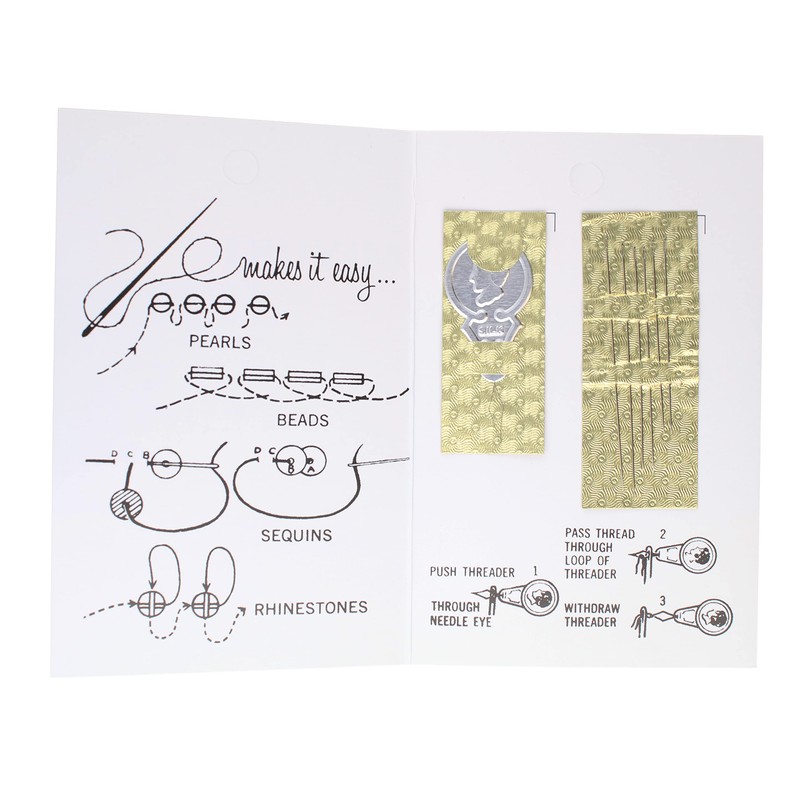 Miyuki Extra-Fine Beading Needles – 6 Pack, Assorted Sizes, 0.4mm