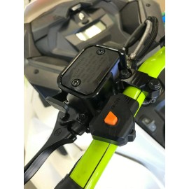 ATW Industries 2008-2024 Ski-Doo Black  Brake Reservoir Protector by ATW Ind., Billet Aluminum