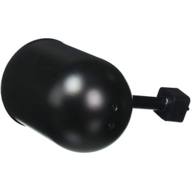 Juno Lighting Group R502 BLB BL Round Back Cylinder Light Head, Black