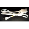Powtech 4ft White Electrical Extension Cord Power Wire 2 Prong