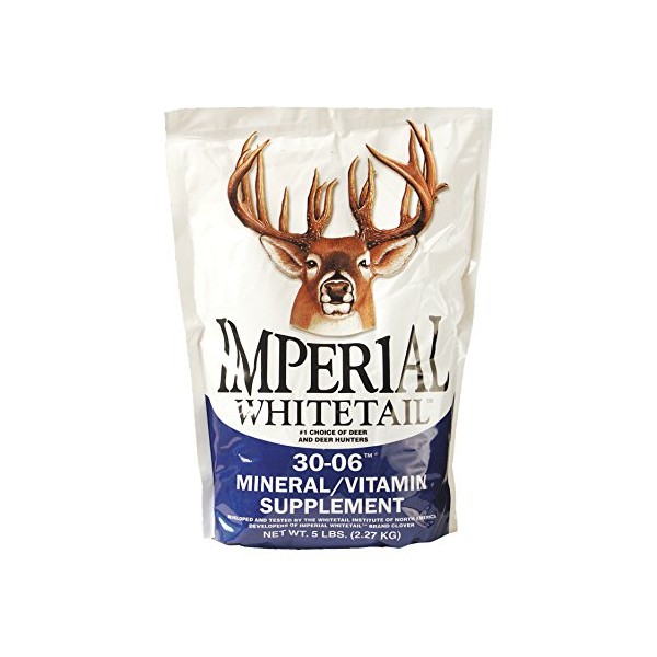 Whitetail Institute 30-06 Mineral/Vitamin Deer Mineral Supplement, 5-Pound, Original (MIN5)