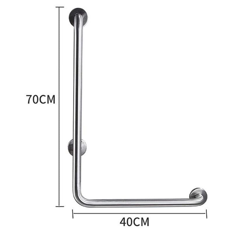 Shower Handicap Grab Bars for Bathroom Wall, L-Shaped Grab Bar,