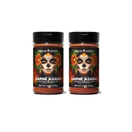 Spaglish Asadero Carne Asada Seasoning, 8 oz/2pack, Blend of Spices, Citrus, Garlic, Herbs, Sea Salt, Chili
