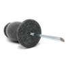 Optimum Memorial Cemetery Flower Vase - Plastic (Black Granite) with