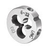 CoCud Round Threading Dies, #6-32 UNC Thread, 9SiCr Alloy Tool
