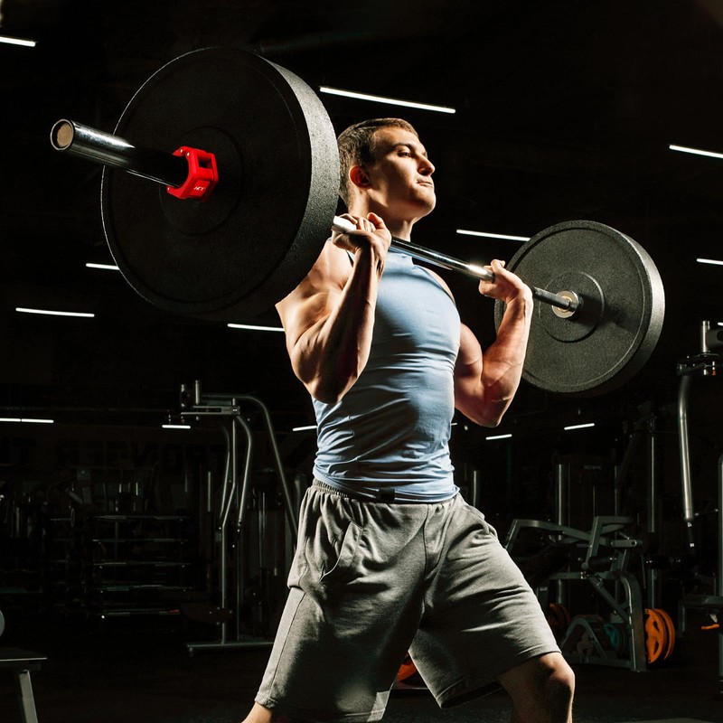 Olympic Barbell Clamps Collars, Heavy Duty Exercise Collars, Quick Release