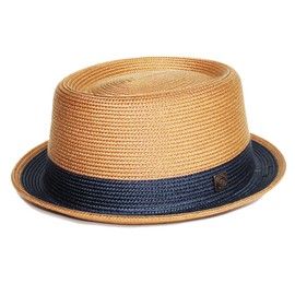 DASMARCA Bobby Tan Crushable & Packable Porkpie Summer Hat - XL