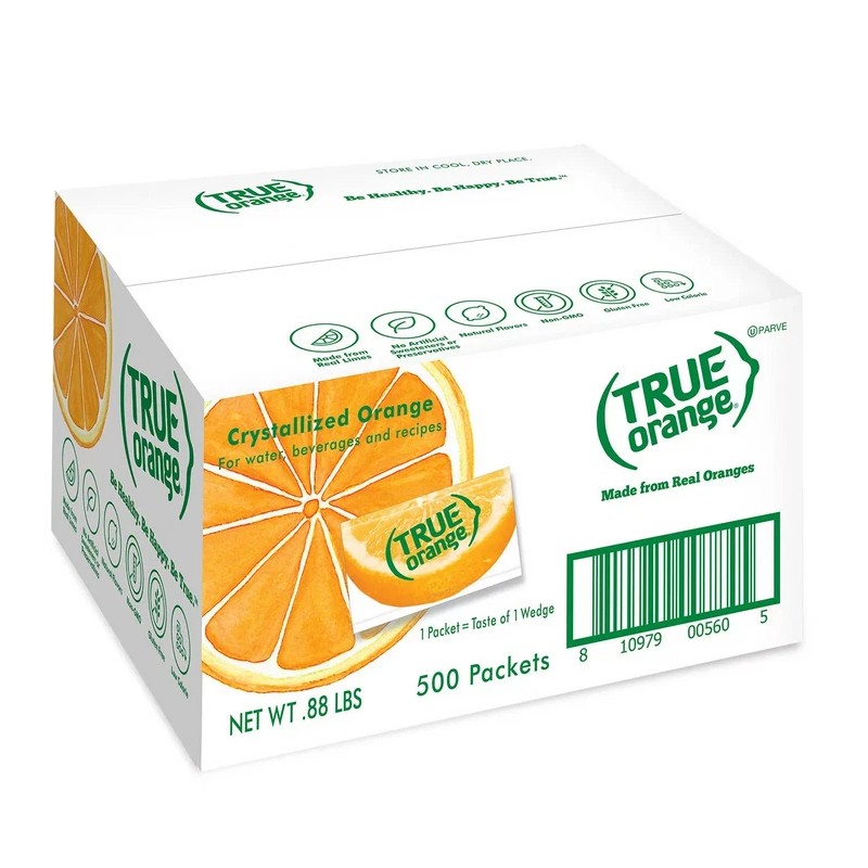 TRUE orange Flavor Packets, 500 ct.