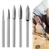 MOAZIFI 5-Piece Carving Tool Set for Lathe, Wood Cutter Accessories