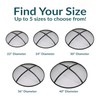 Sunnydaze Heavy-Duty Steel Mesh Fire Pit Screen - Fire Pit