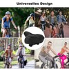 Bicycle Saddle Wide Bicycle Saddle, Waterproof, Breathable, Comfortable, Soft, for