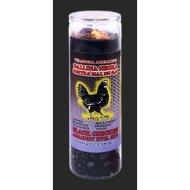 6 Pieces Candles Cocktail VELADORA Black Chicken-GALLINA Negra Aromatic