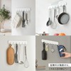 Kitchen Tool Hook, Magnet, Strong, White, Approx. W 11.4 x