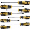 CCLIFE Screwdriver Set 8-Piece Magnetic Screwdriver Set with Slotted, Pozidriv