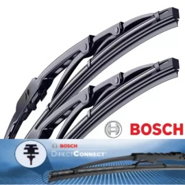 Bosch 2 GENUINE BOSCH WIPER BLADES DIRECT CONNECT SIZE 22 & 22 Front Left and Right