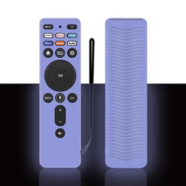 JKZTJOF Glow Blue Remote Case for XRT260 Remote Control, XRT260 Silicone Sleeve Compatible with VIZIO XRT260 Smart TV Remote Washable an-ti Lost Anti-Slip Skin-Friendly