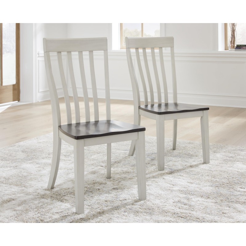 Signature Design by Ashley Darborn Farmhouse Armless Dining Chair with