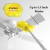 Evelots Ceiling Fan Blade Brush Cleaner - Long Extension Pole