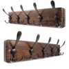 Homagic 2 Pack Coat Rack Wall Mount 16.8'' Rustic Hat