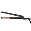 Hair Straightener Black Ergonomic Handle Ceramic Coating Electric Curling Iron