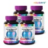 Holidays Calcium Magnesium Zinc Vitamin D 90 tablets, 4 bottles,