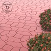 Pure Garden 12-Pack Polypropylene Interlocking Patio Deck Tiles - Weather-Resistant