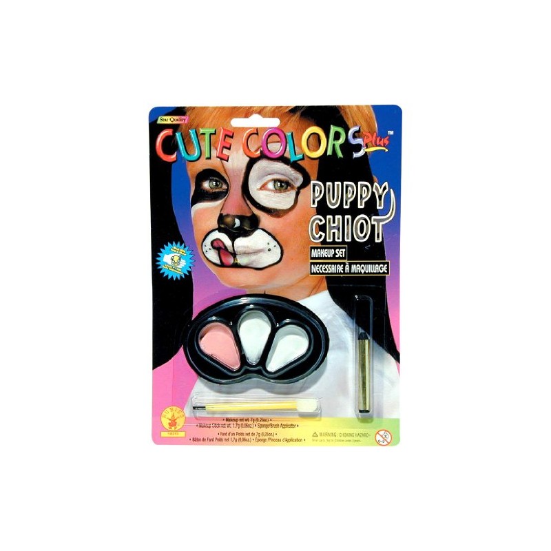 Rubie's Costume Co. Cute Colors Puppy Makeup, Small, Multicolor 18213