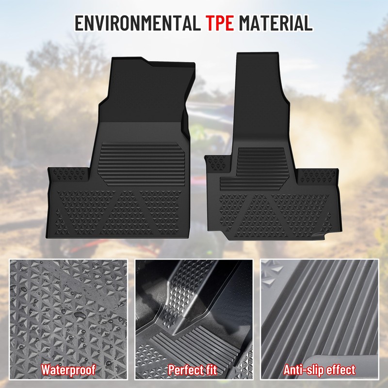 SAUTVS Front Floor Mats for Honda Talon 1000X-4 1000R-4 1000XS-4