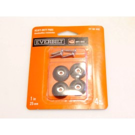 Everbilt Heavy Duty Anti Skid Rubber Pads 1 In. (4 Pk)