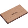 Brown and Blue Leather ID Card Holder Wallet Durable Storage