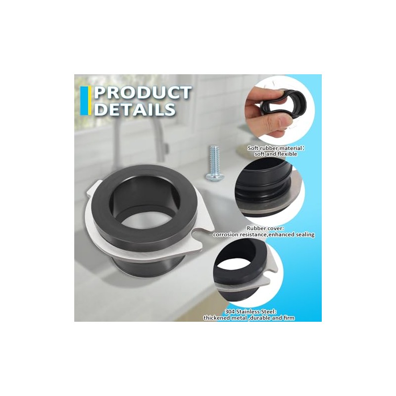 75499 Flex Coupler Garbage Disposal Replacement Parts Compatible with Insink-erator,
