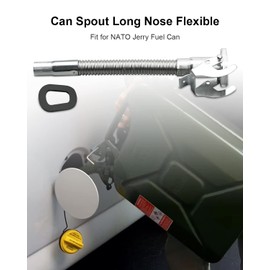 Jerry#Can Spout, Long-Nose Flexible Jerry#Can Nozzle Fits for Wavian or VALPRO NATO Jerry Fuel Can, Set of 2