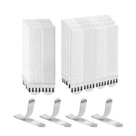 Taoluwin 24 Pairs (48 Strips) Large Picture Hanging Strips, Damage Free Hanging Poster Hangers, No Tools Wall Hanging Strips for Posters