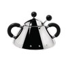 Alessi - Sugar Bowl with Spoon - Colour: Black -