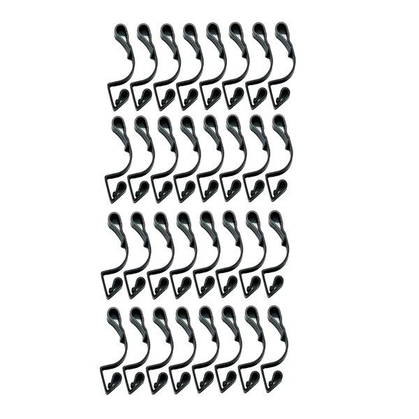 Simply Products 32 Giant Gutter Hooks for Hanging Outdoor Christmas
