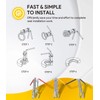 CTcar Installation Tools for Hydraulic Seals, Repair Seal Kit for