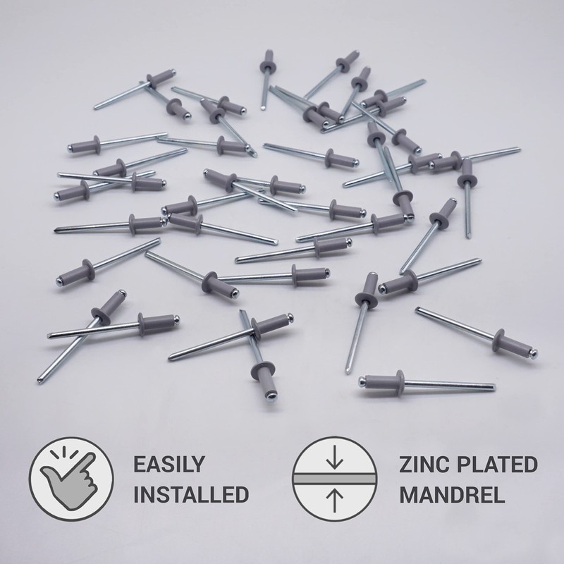 (Pack of 80 pcs) Painted Blind Rivets 4.0 x 12