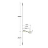 SASAME HK004 Little Throw Shako Pipe 3 Hooks No. 6