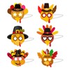 CZolden Thanksgiving Turkey Masks Art Craft Kit DIY Paper Masks