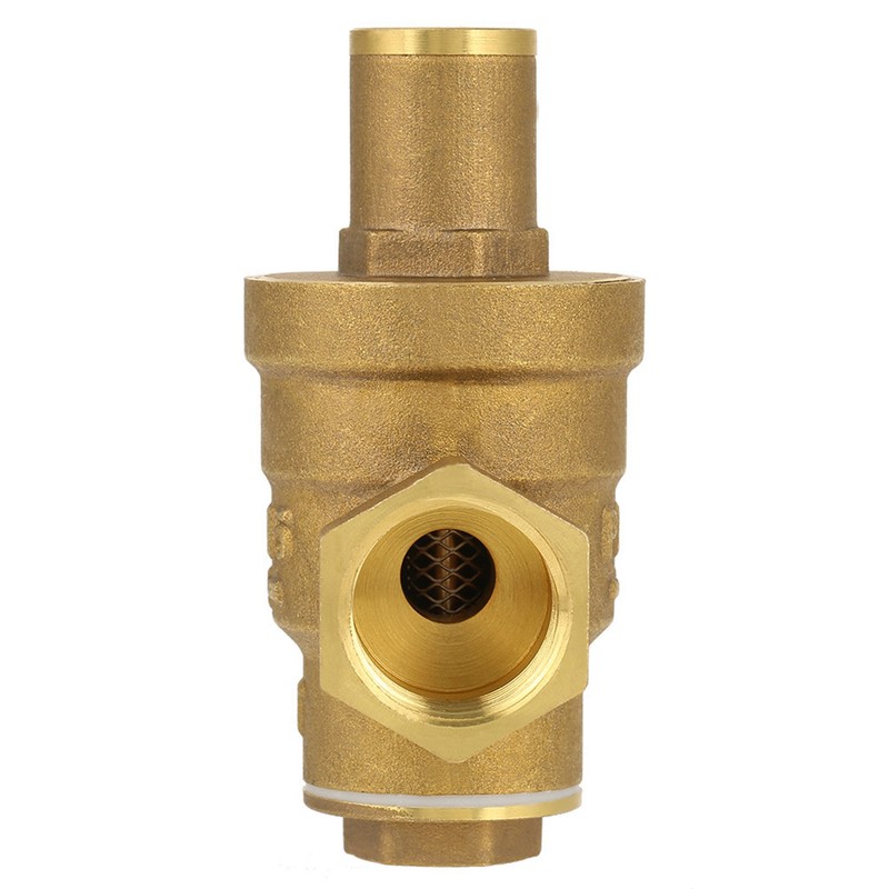 1pc Brass Adjustable Water Pressure Reducing Regulator Valve Thread DN15