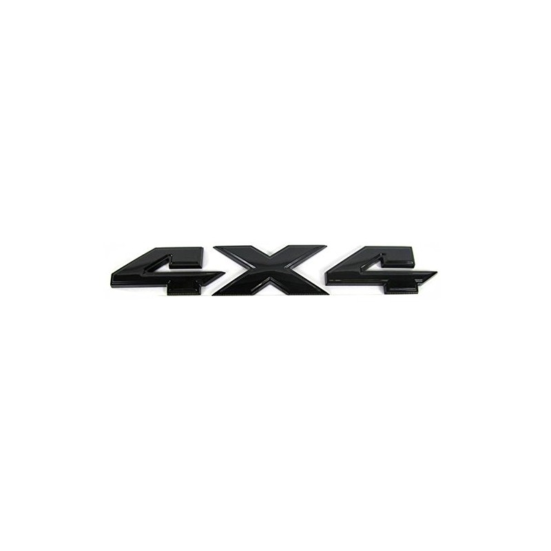 Yoaoo 2Pack Genune Black 4x4 Emblem Badge 3D Emblem Decals