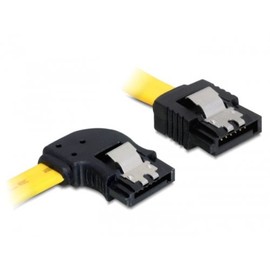 Delock Cable SATA 6 Gb/s 50 cm Yellow Metal
