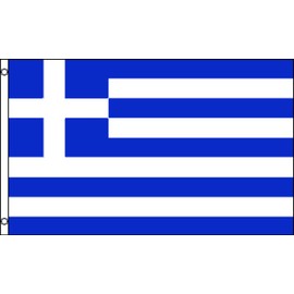 Greece Flag (Set of 50 Premium Quality Polyester Flags), 3' x 5'