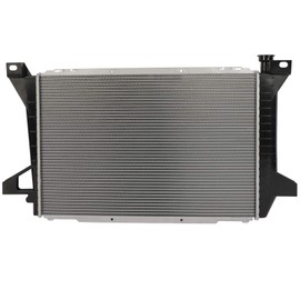 OCPTY Core Radiator Plastic Aluminum Radiator Compatible for 1985-1996 for Ford Bronco 1985-1996 for Ford for F-150 1985-1997 for Ford for F-250 1985-1997 for Ford F-350 1453