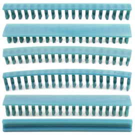 Hyamass 6Pcs Consumables Car Dent Pulling Glue Nylon Tabs, Dent Repair Tools, for Auto Paintless Repair Slide Hammer Puller, Long Damage Removal Tool Set -Blue Nylon Glue Tabs