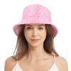 Vimoisa Glitter Sequin Bucket Hat Sun Hats Beach Outdoor Fisherman