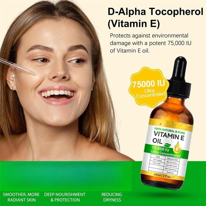 Aceite de Vitamina E, Apto para el Rostro, el Cabello