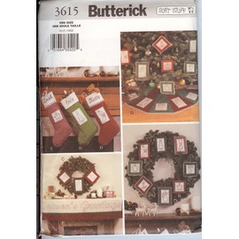 Butterick 3615 Soft Stuff Christmas Decor Pattern